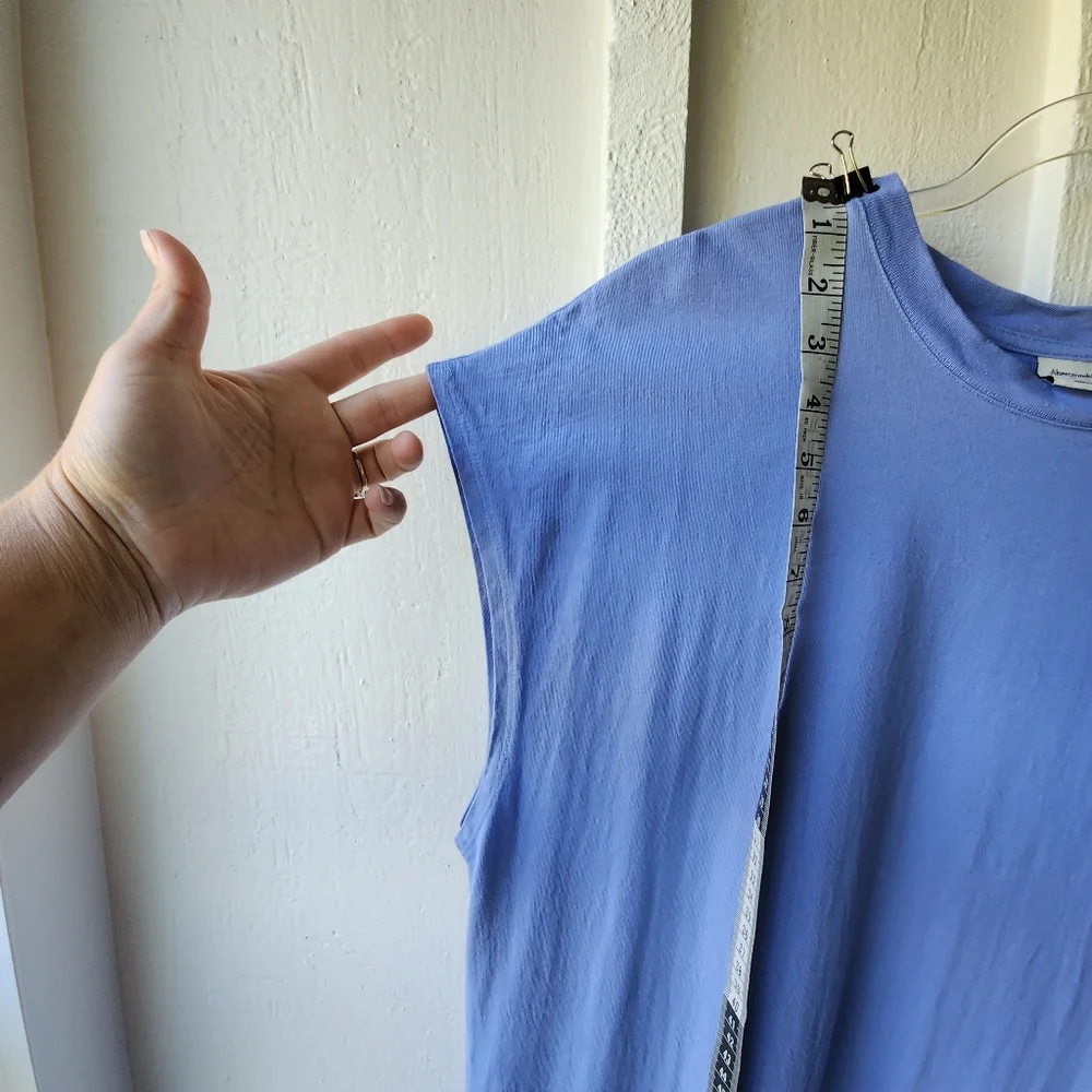 Abercrombie & Fitch Cap Sleeve Boxy Dress Purple Size Large